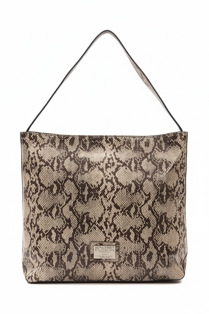 Torba z wzorem pytona - widok z przodu